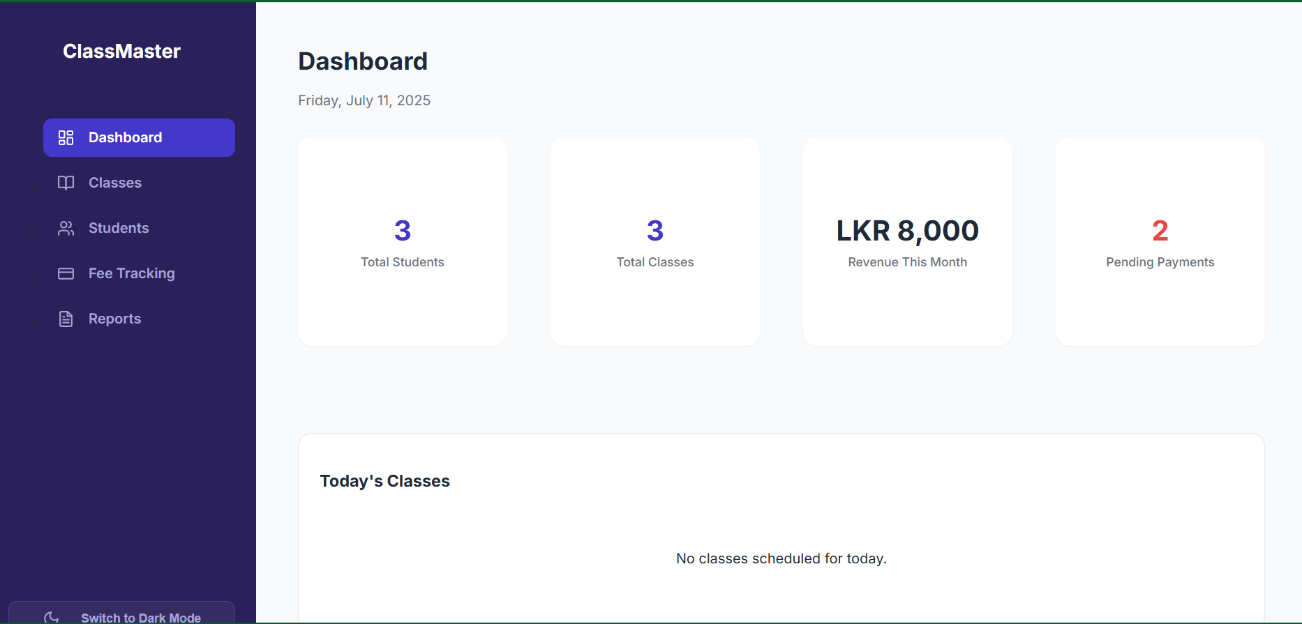 ClassMaster Project Image 1