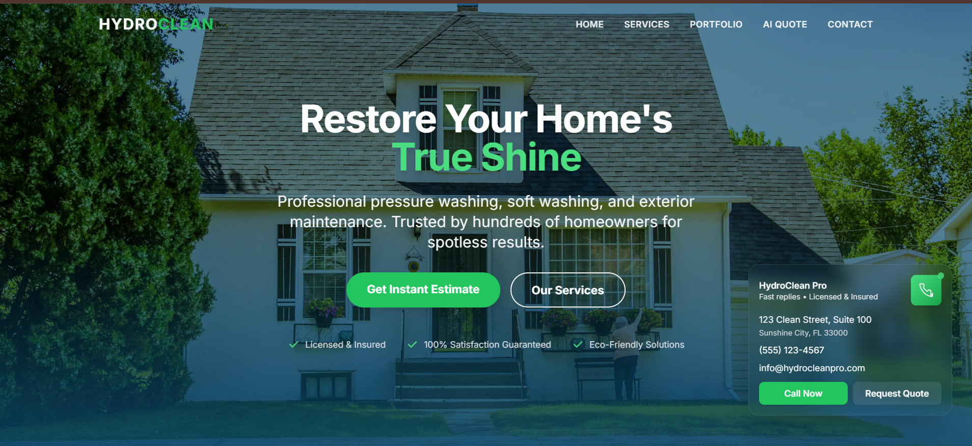 Pressure Washing Demo Image 1